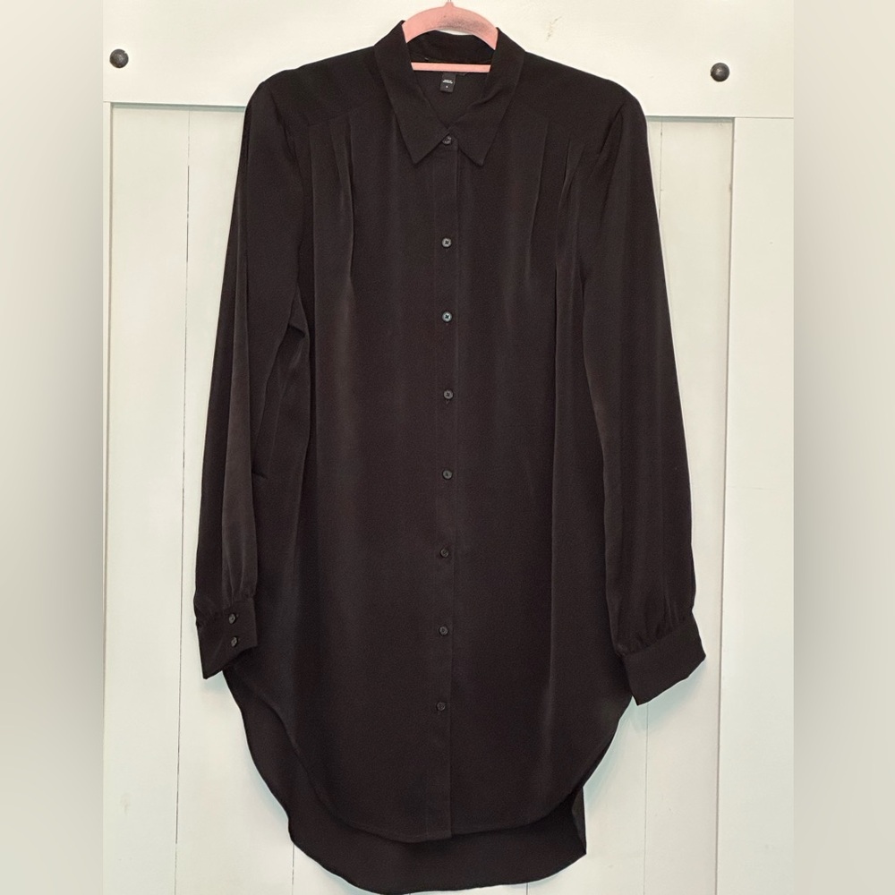 Express black tunic top, L